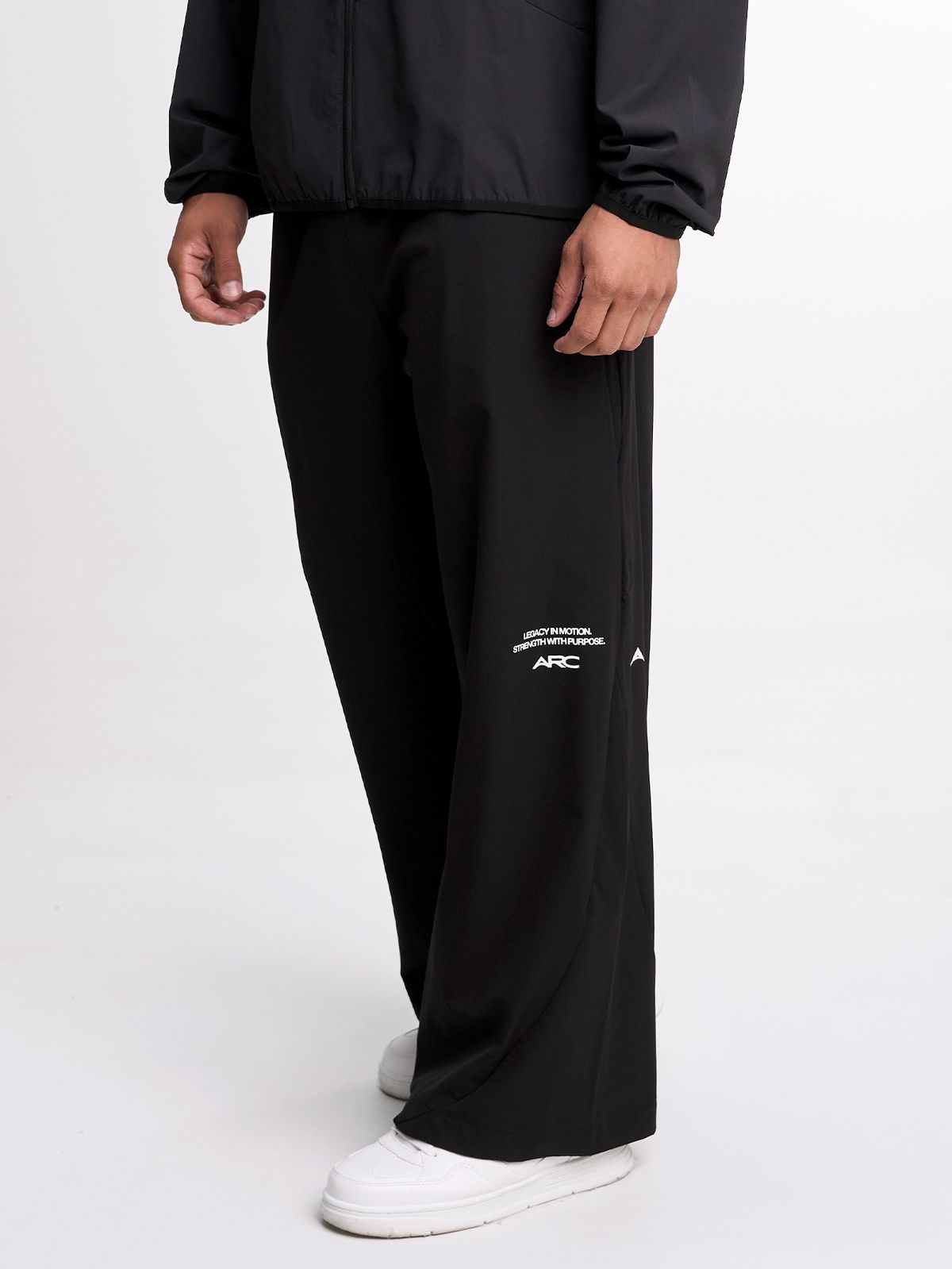 시그마스(SIGMAS) Lift Wide Leg Sweatpant (Black)