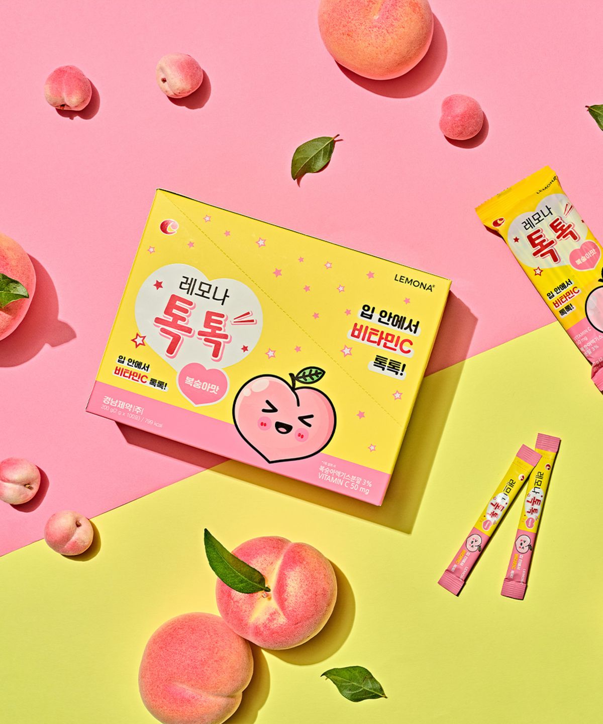 경남제약(KYUNGNAM PHARM) 레모나 톡톡 비타민C 100포 x 1박스
