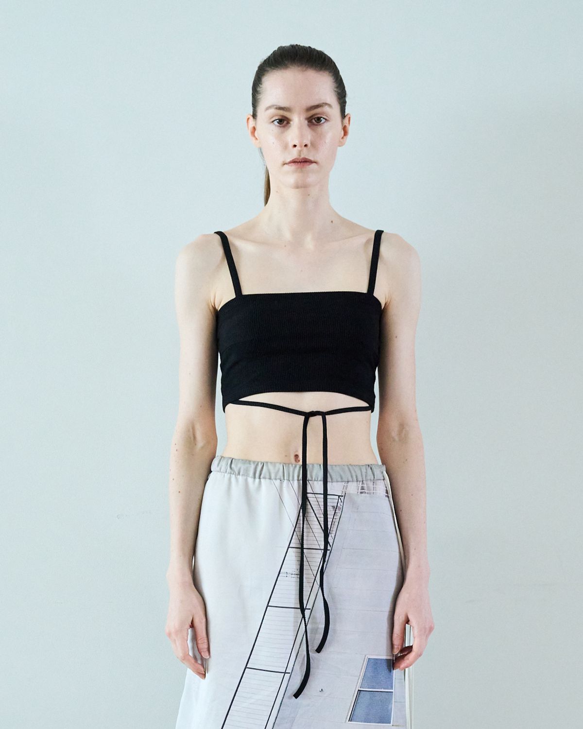 씬(SEEN) STRING TUBE TOP (Black)