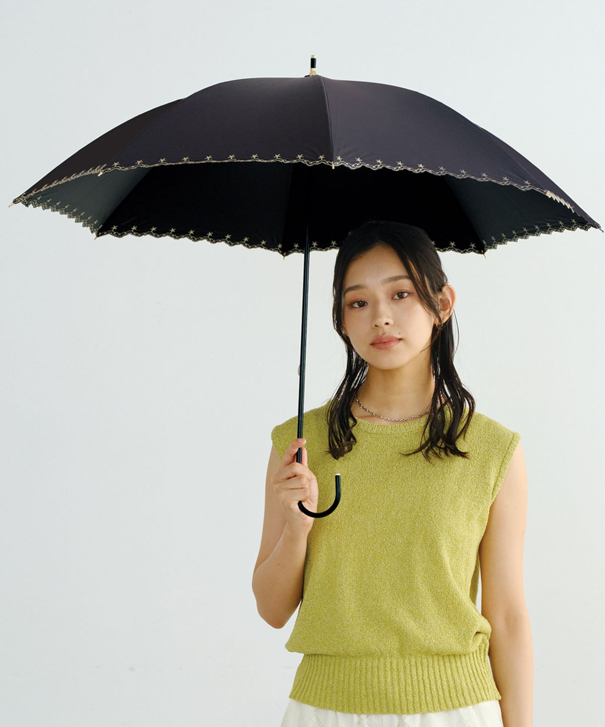 더블유피씨(W.P.C) Wpc.양산 스타 스캘럽 암막 장양산 81-17994-101