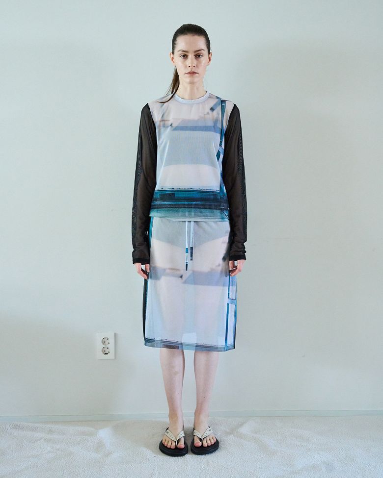 MESH PRINTING SKIRT (Window)