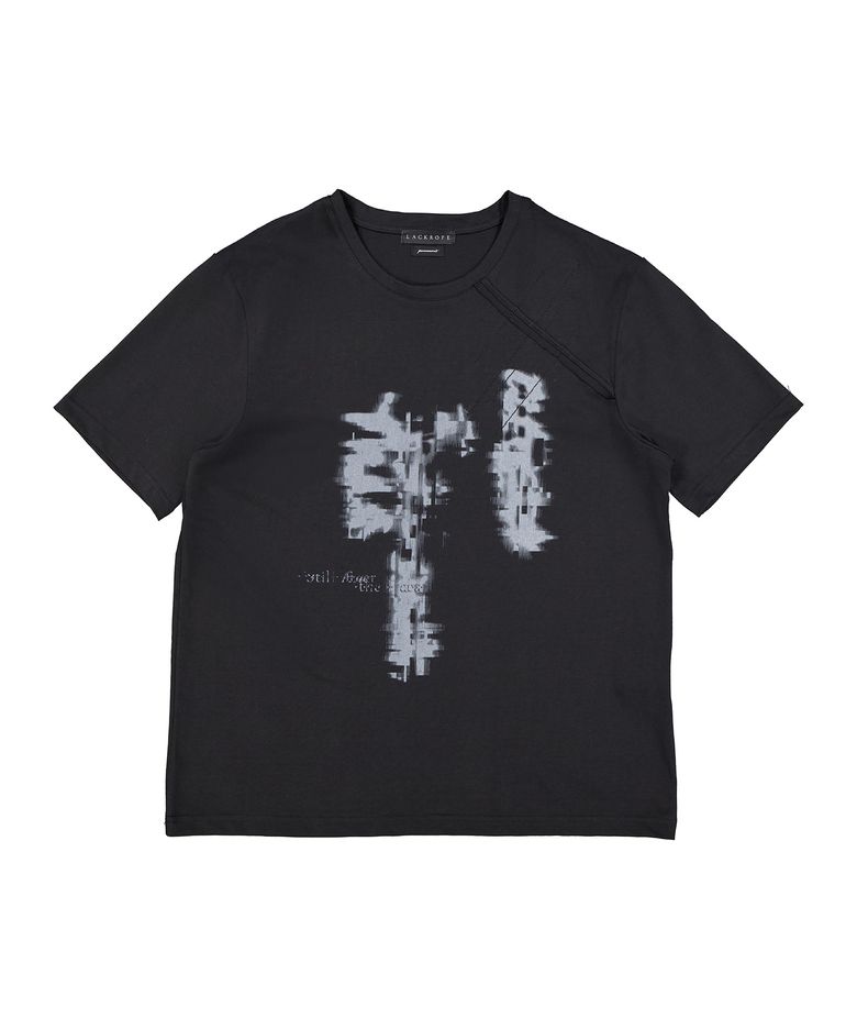 OVERSIZED GRAPHIC T-SHIRT - BLACK