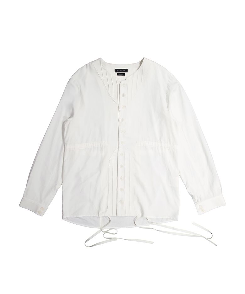 TIE TUNIC SHIRT - WHITE