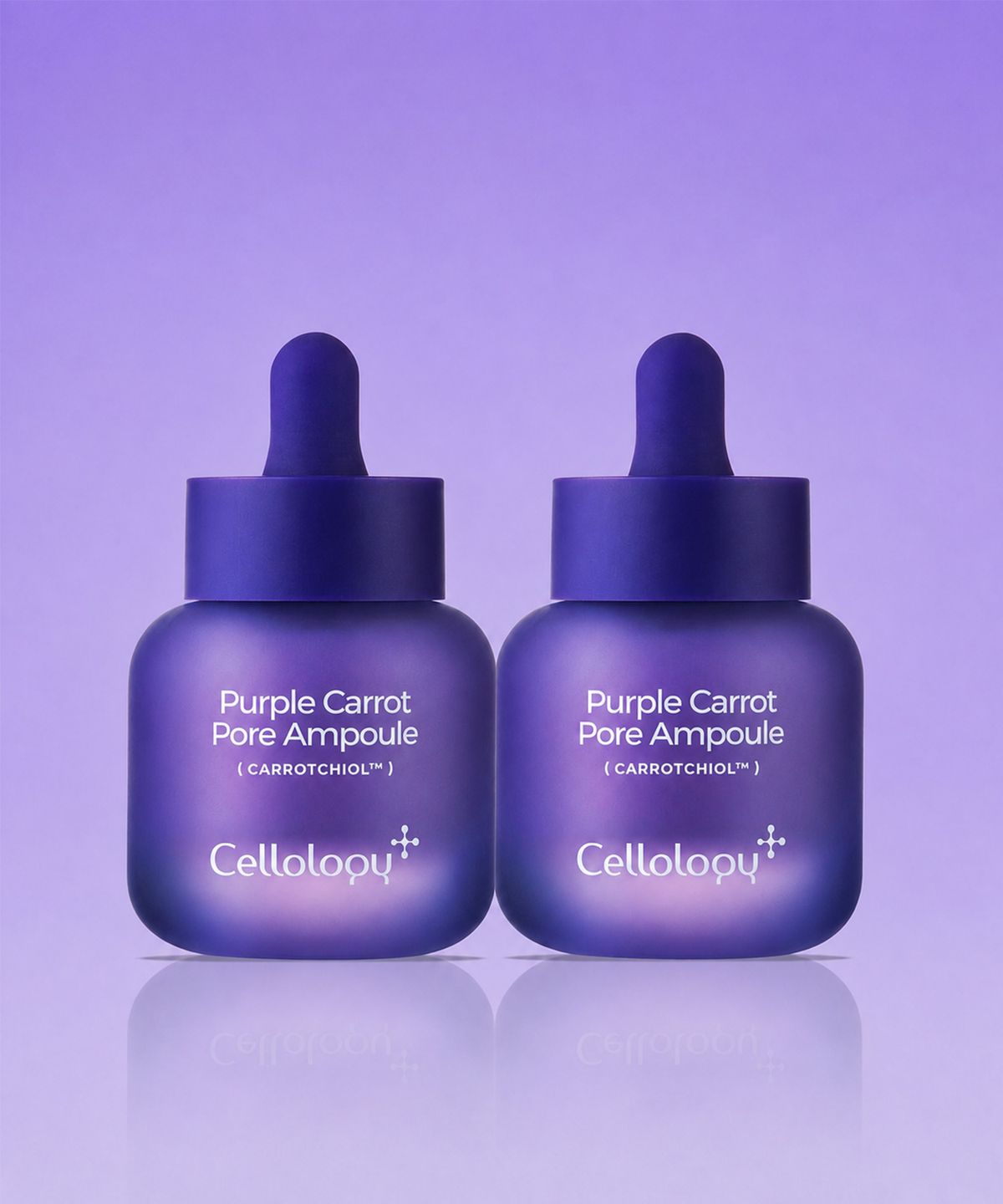 셀올로지(CELLOLOGY) 보라당근 모공앰플 30ml 2개 / 세로모공 가로모공 저자극 바쿠치올 피지 컨트롤