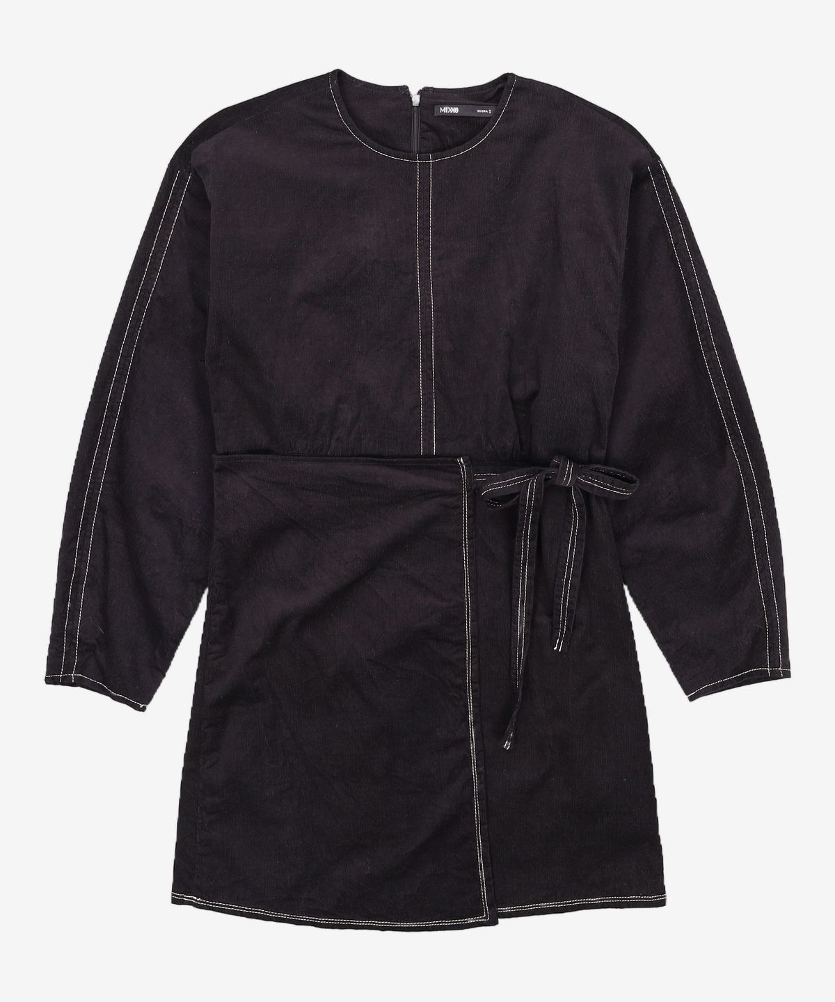 미쏘(MIXXO) 코듀로이 스티치 원피스_MIWOWDV19C S