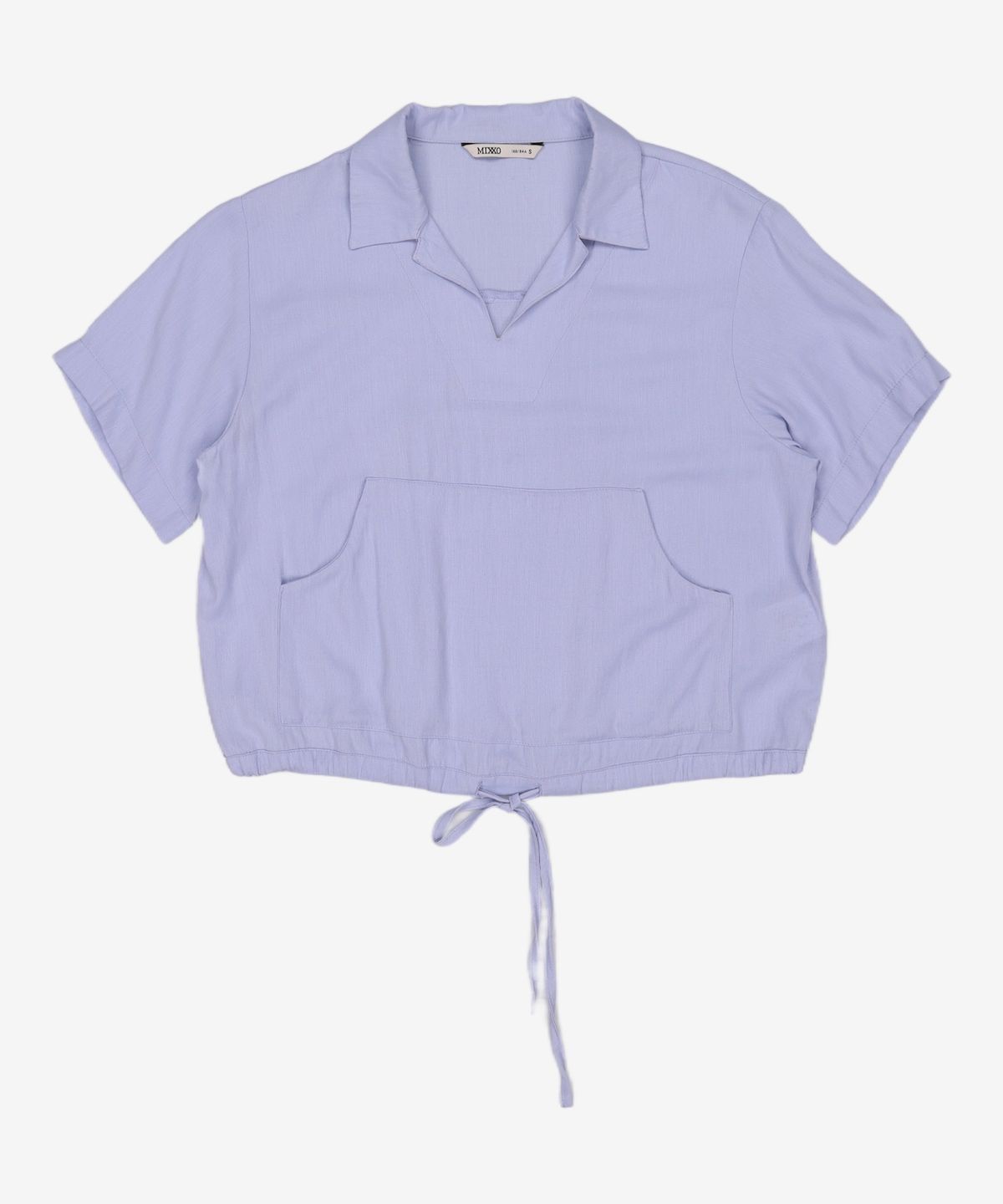 미쏘(MIXXO) 풀오버형 셔츠카라 크롭 셔츠 MIWYAB741C S