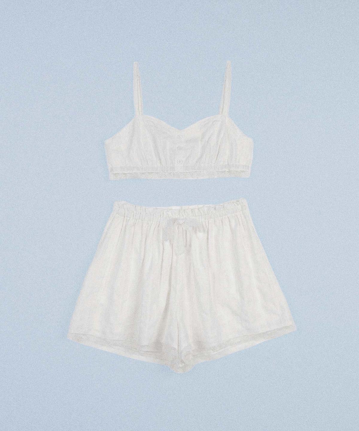 로라로라(ROLAROLA) LACE HOMEWEAR SET OFF WHITE