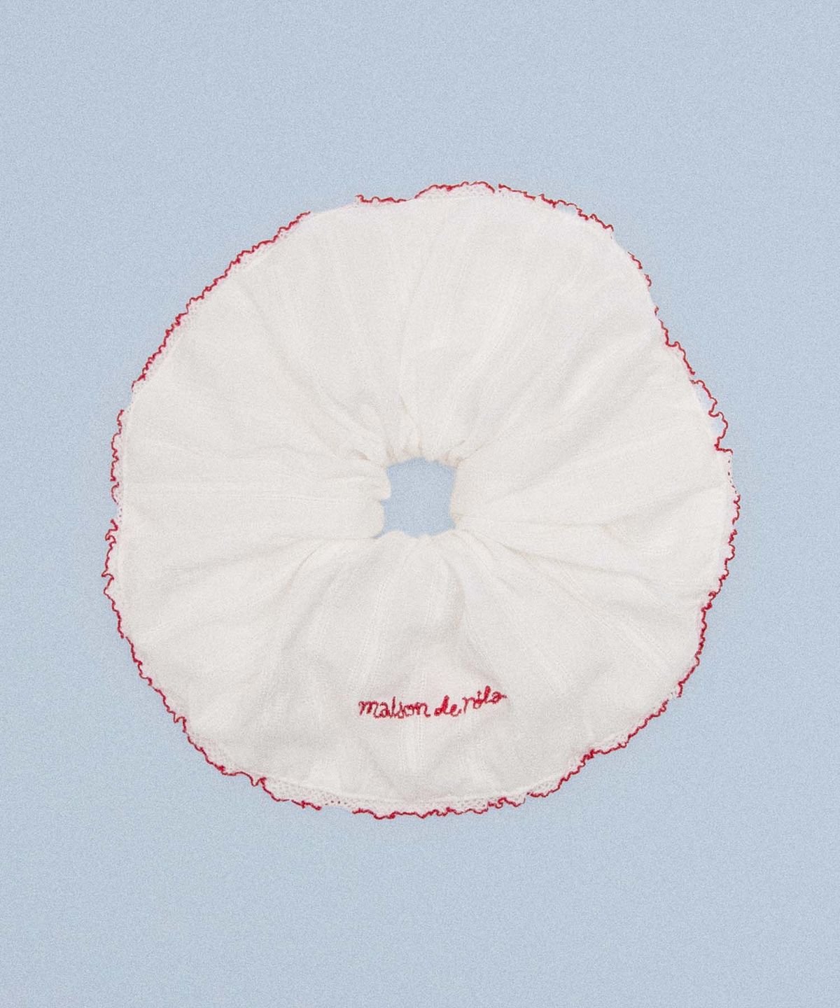 로라로라(ROLAROLA) LACE SCRUNCHY OFF WHITE