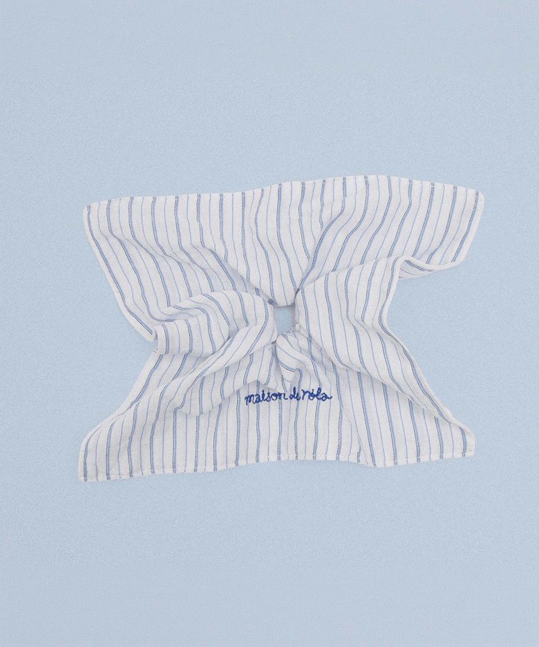 STRIPE SCRUNCHY LIGHT BLUE