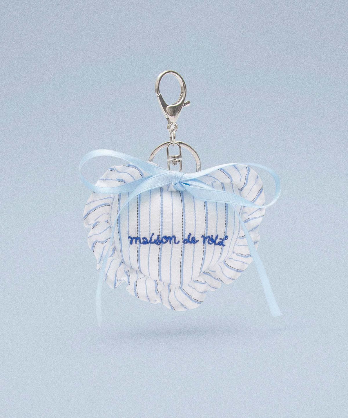 로라로라(ROLAROLA) HEART KEYRING LIGHT BLUE