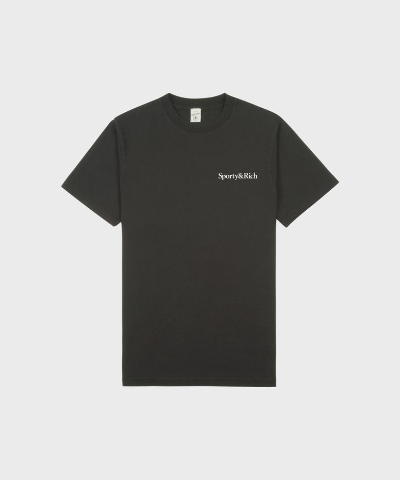 Health is Wealth 티셔츠 남여공용 - 페이디드 블랙 R265AUT007