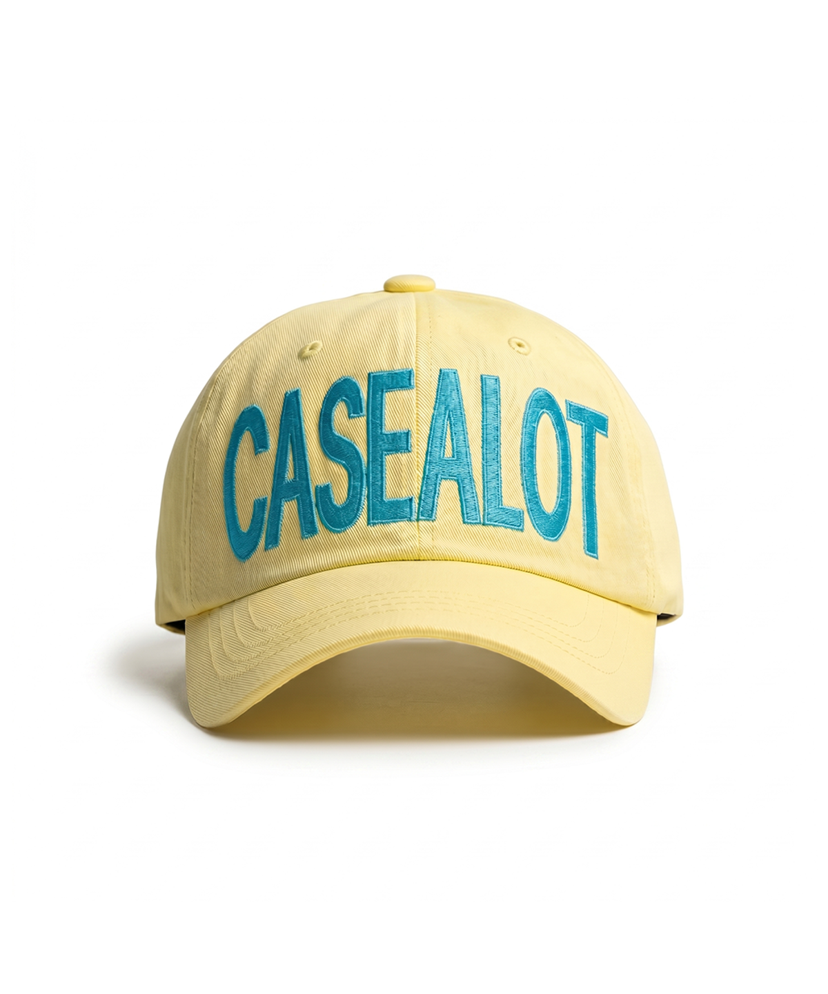 케이스어랏(CASE A LOT) Big logo ball cap - Light yellow