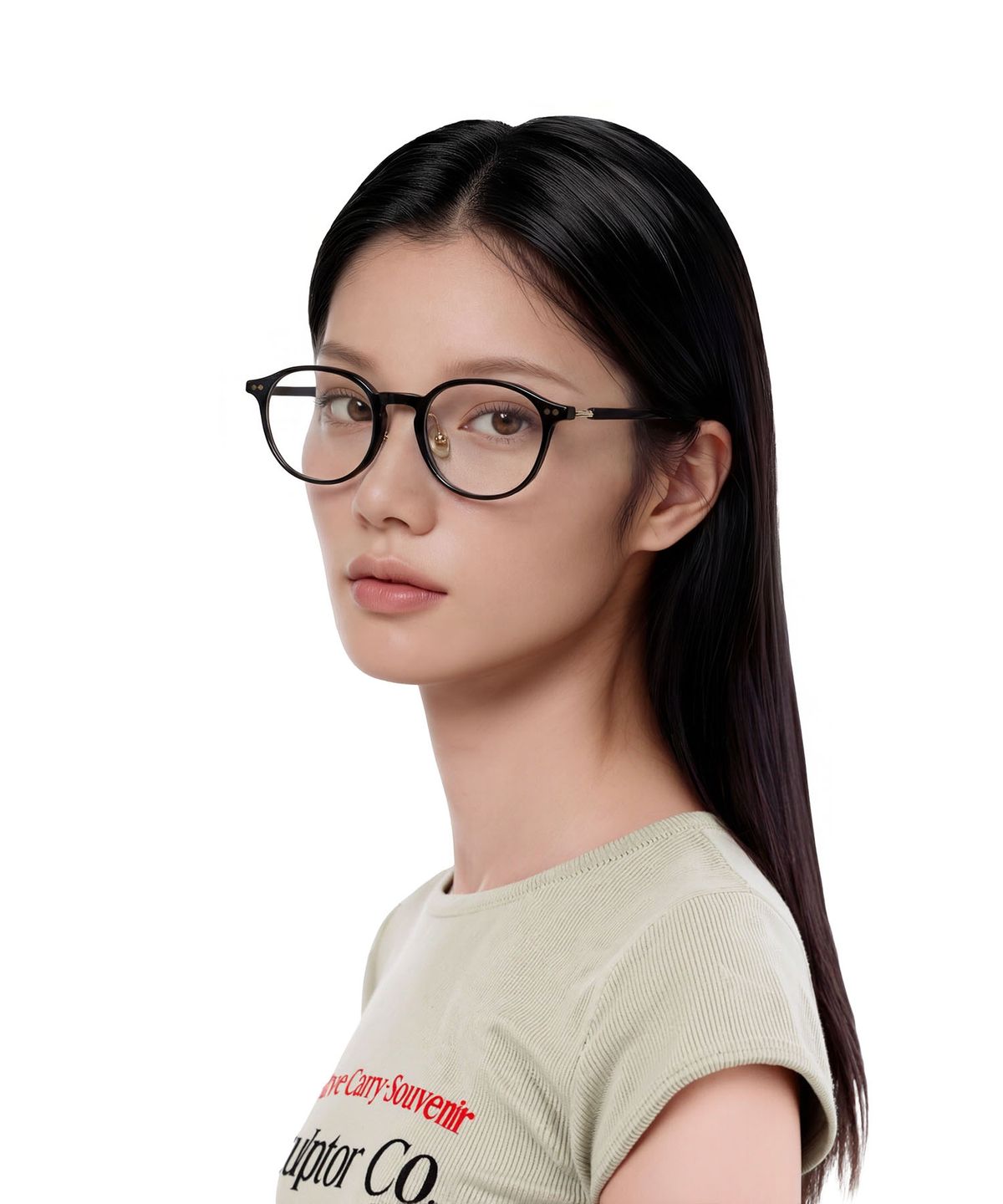 웨어웨어(WEARWHERE) MELO 02 Black 블루라이트 차단 안경