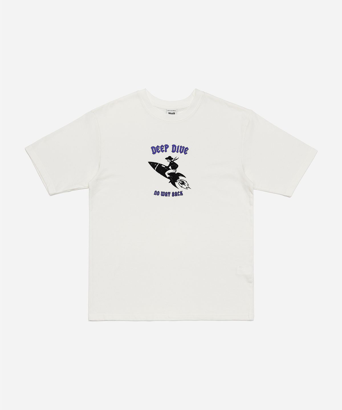 모드나인(MODNINE) Deep Dive - Oversized T-Shirt White