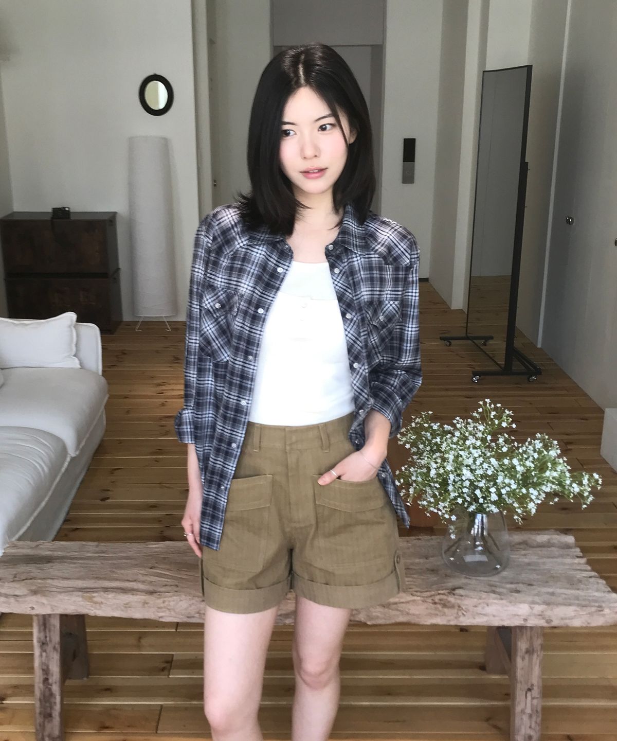 그로브(GROVE) FIELD POCKET SHORTS (2COLOR)