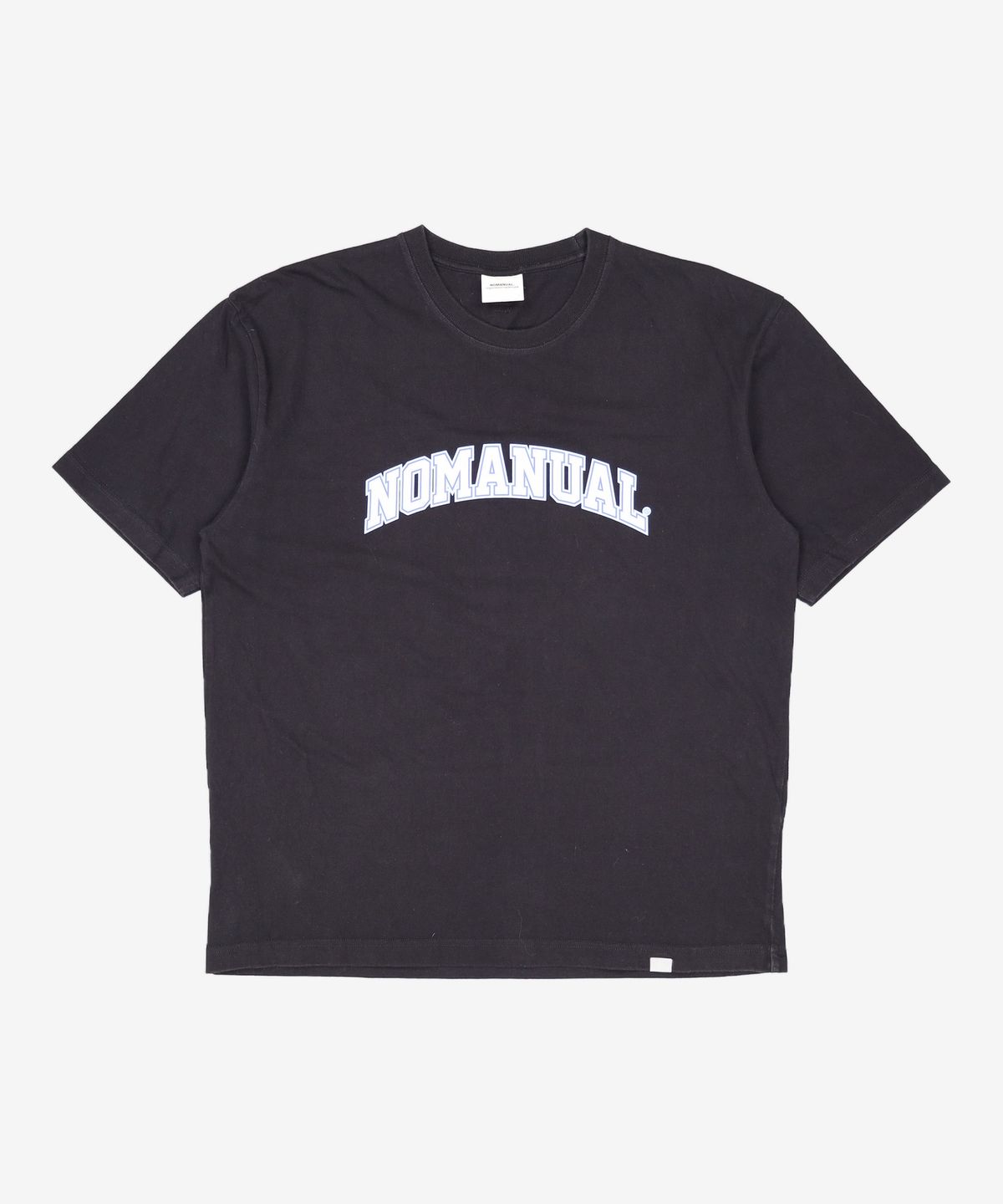 노매뉴얼(NOMANUAL) 3T ARCH LOGO T-SHIRT - BLACK L
