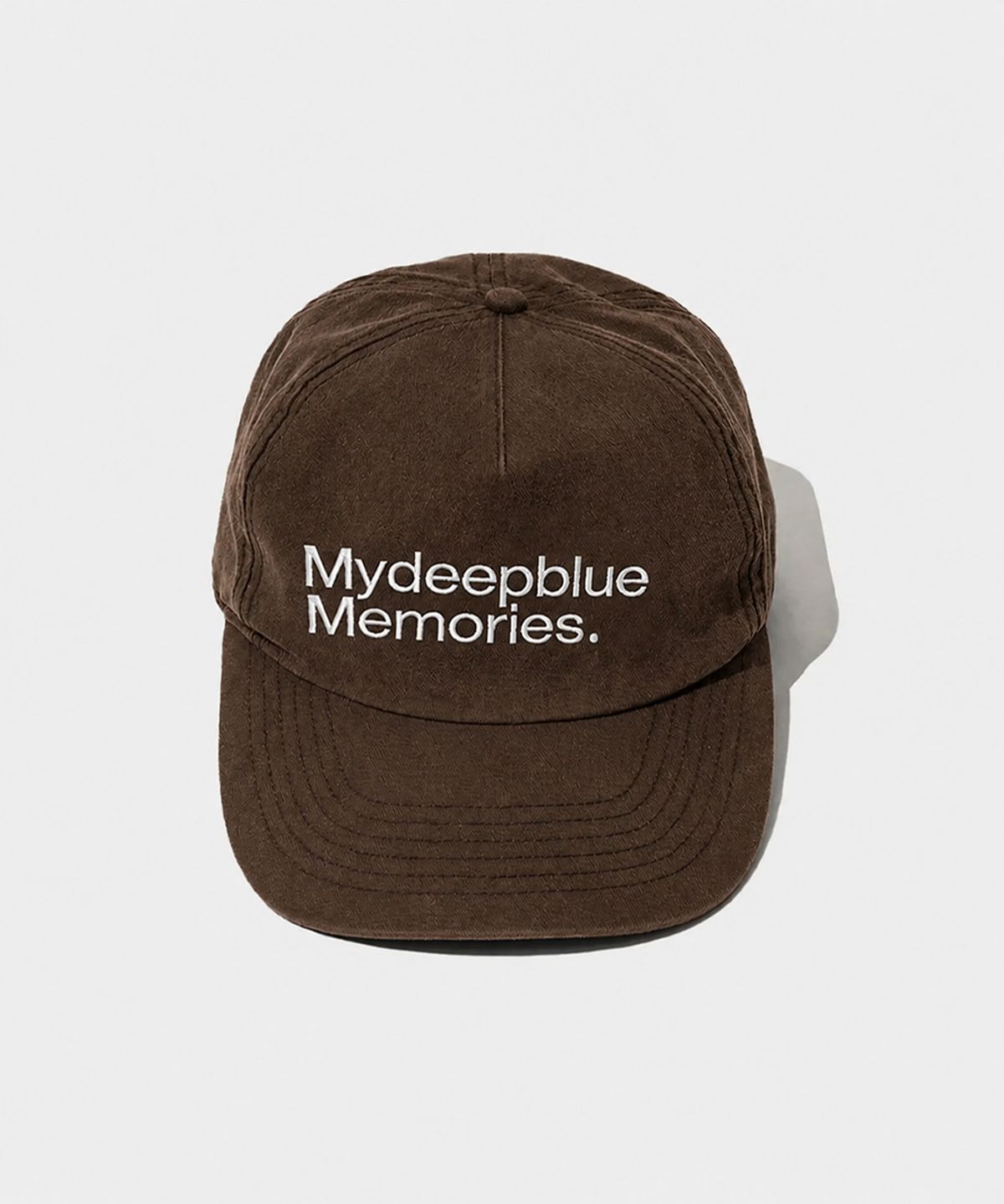 마이딥블루메모리즈(MY DEEP BLUE MEMORIES) (5 PANEL)MM MY TEXT CAP (BROWN)