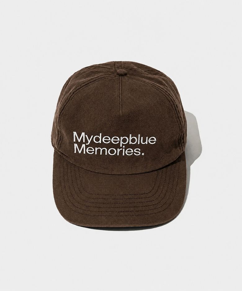 (5 PANEL)MM MY TEXT CAP (BROWN)