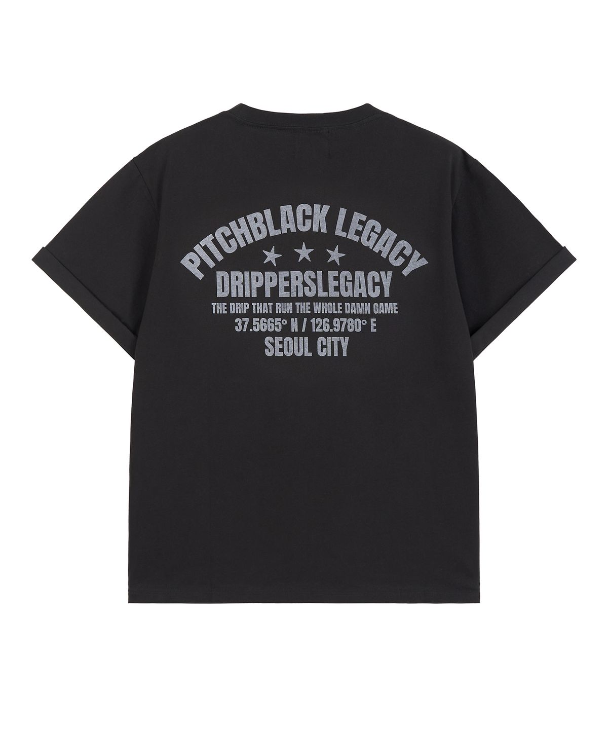 피치블랙(PITCHBLACK) PITCH LEGACY CROP TEE (BLACK)