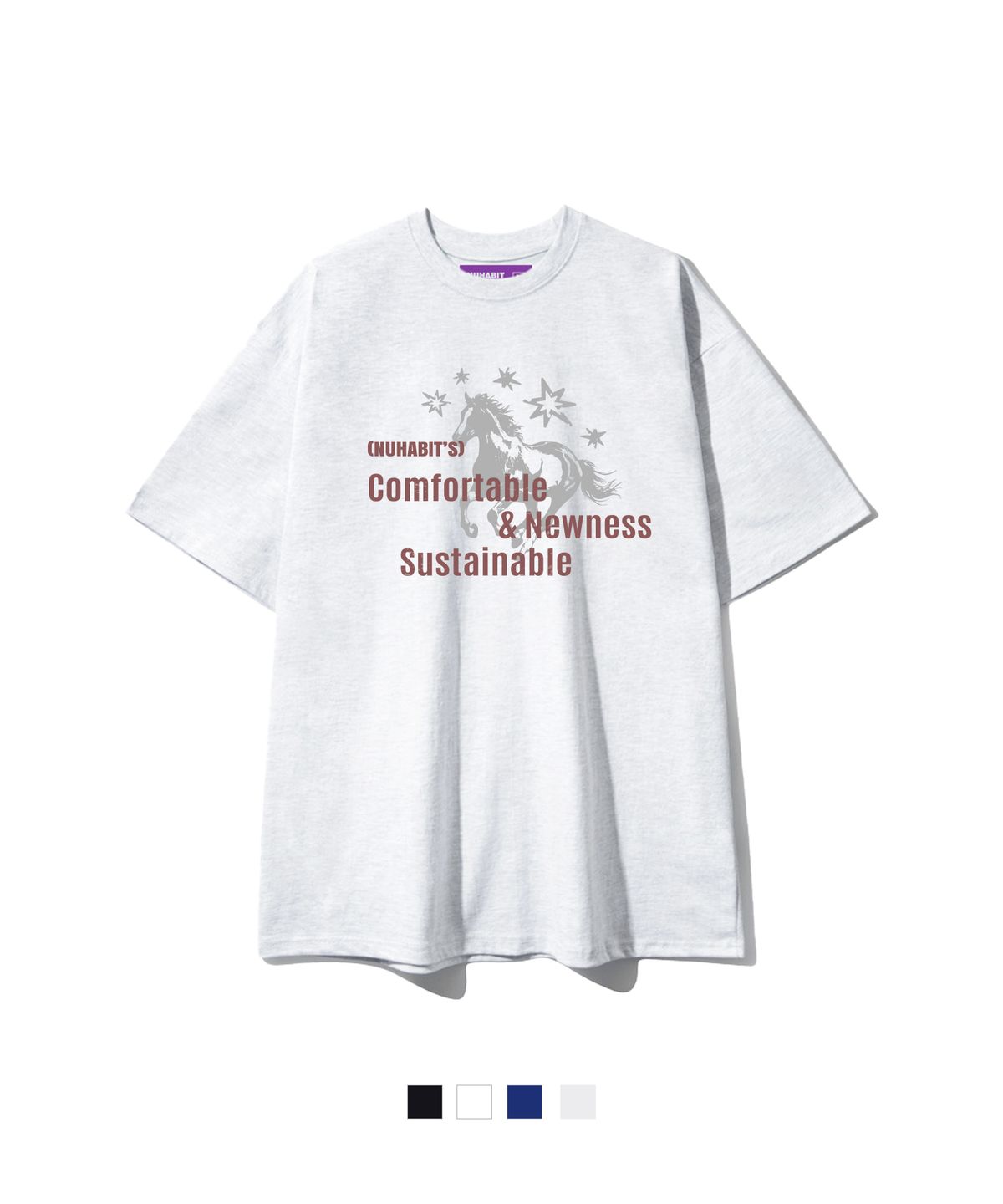 뉴해빗(NUHABIT) N/H NEWNESS 오버핏 반팔 (GOS2-6NH1377)