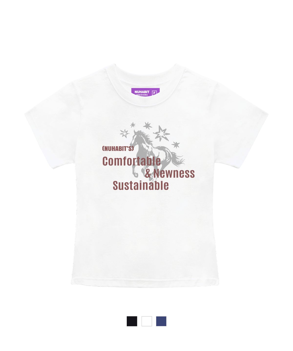 뉴해빗(NUHABIT) N/H NEWNESS 슬림핏 반팔 (GFS2-6NH1377)