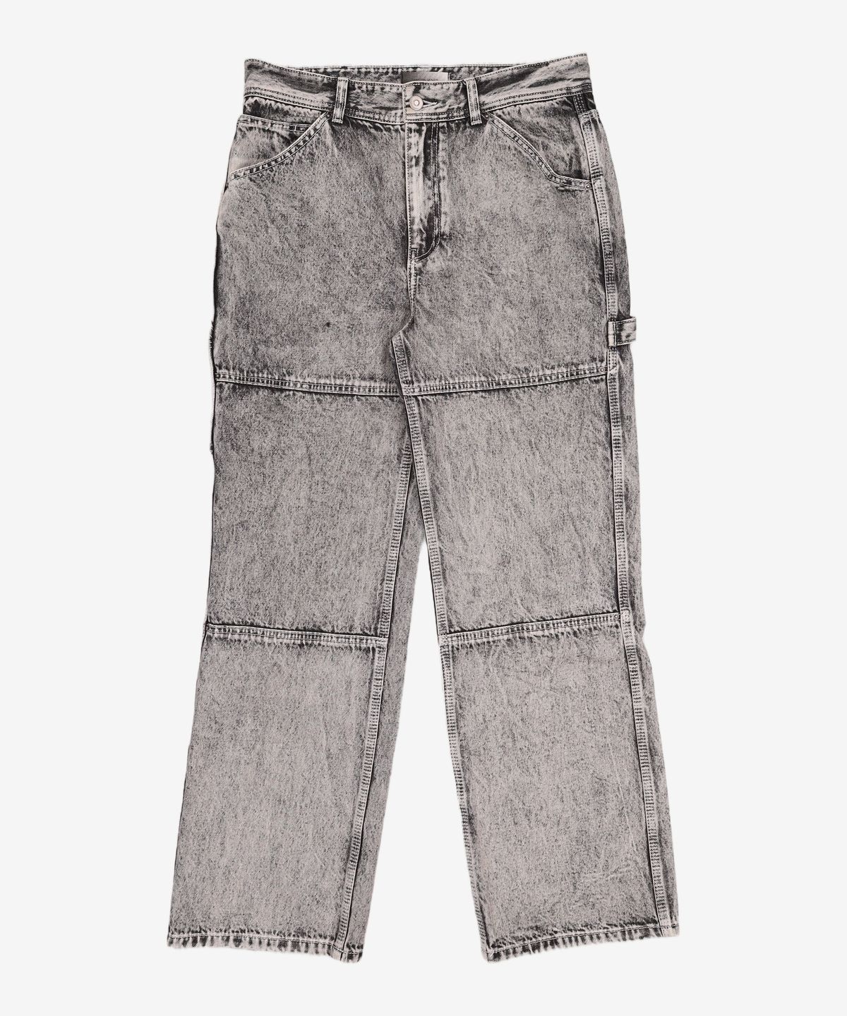 메종미네드(MAISON MINED) WHITE SPREAD CARPENTER DENIM-WHITE 48