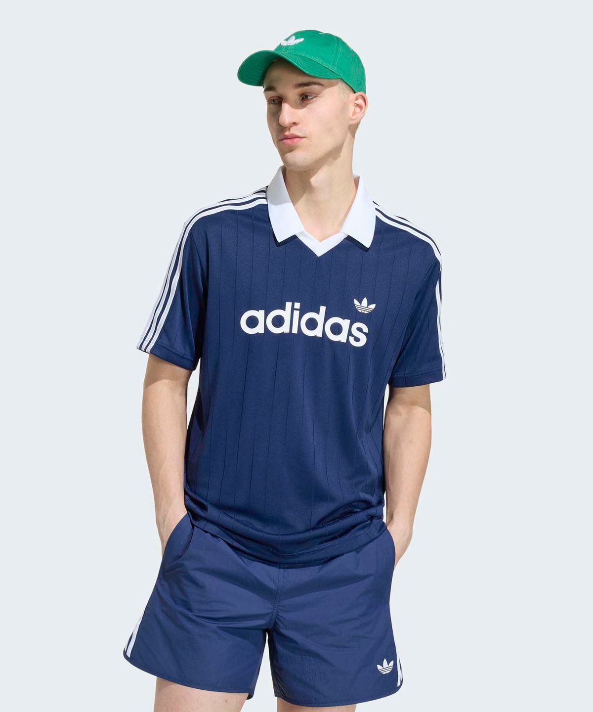 아디다스(ADIDAS) 드롭 니들 저지 - 나이트인디고:화이트 / KS7456