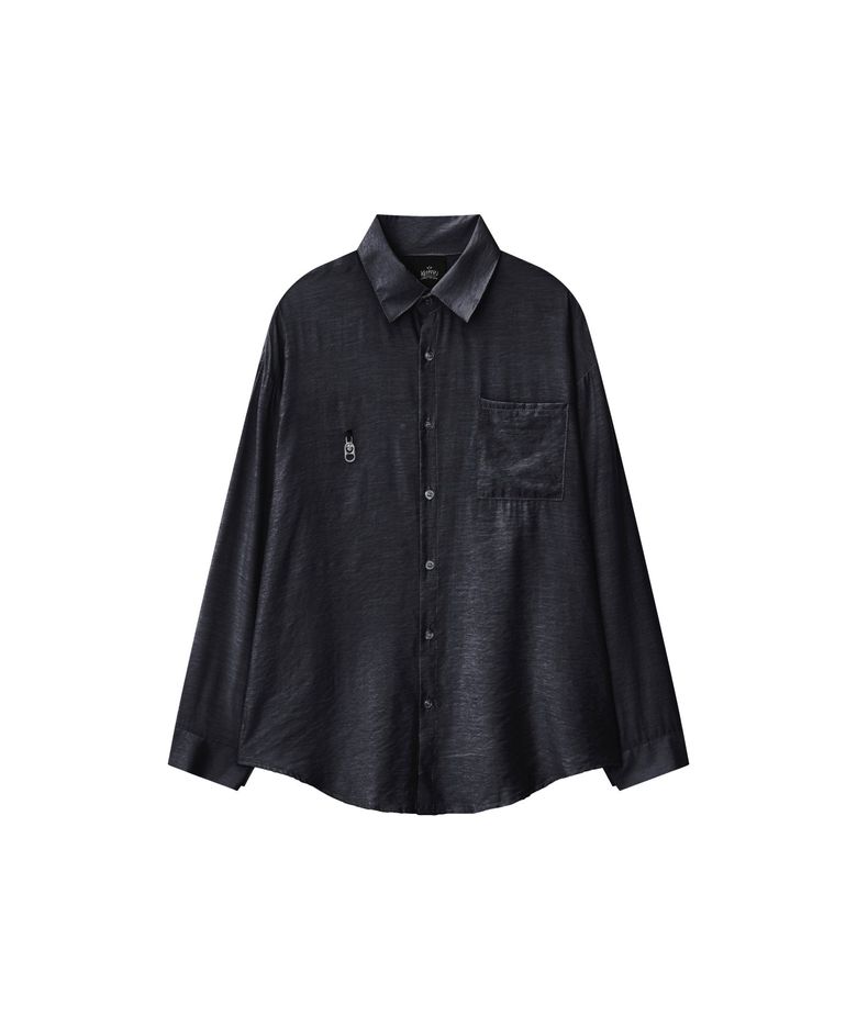 KOMMUN SHIRTS SHORTS SET BLACK 커뮨 셔츠 숏츠 세트 블랙