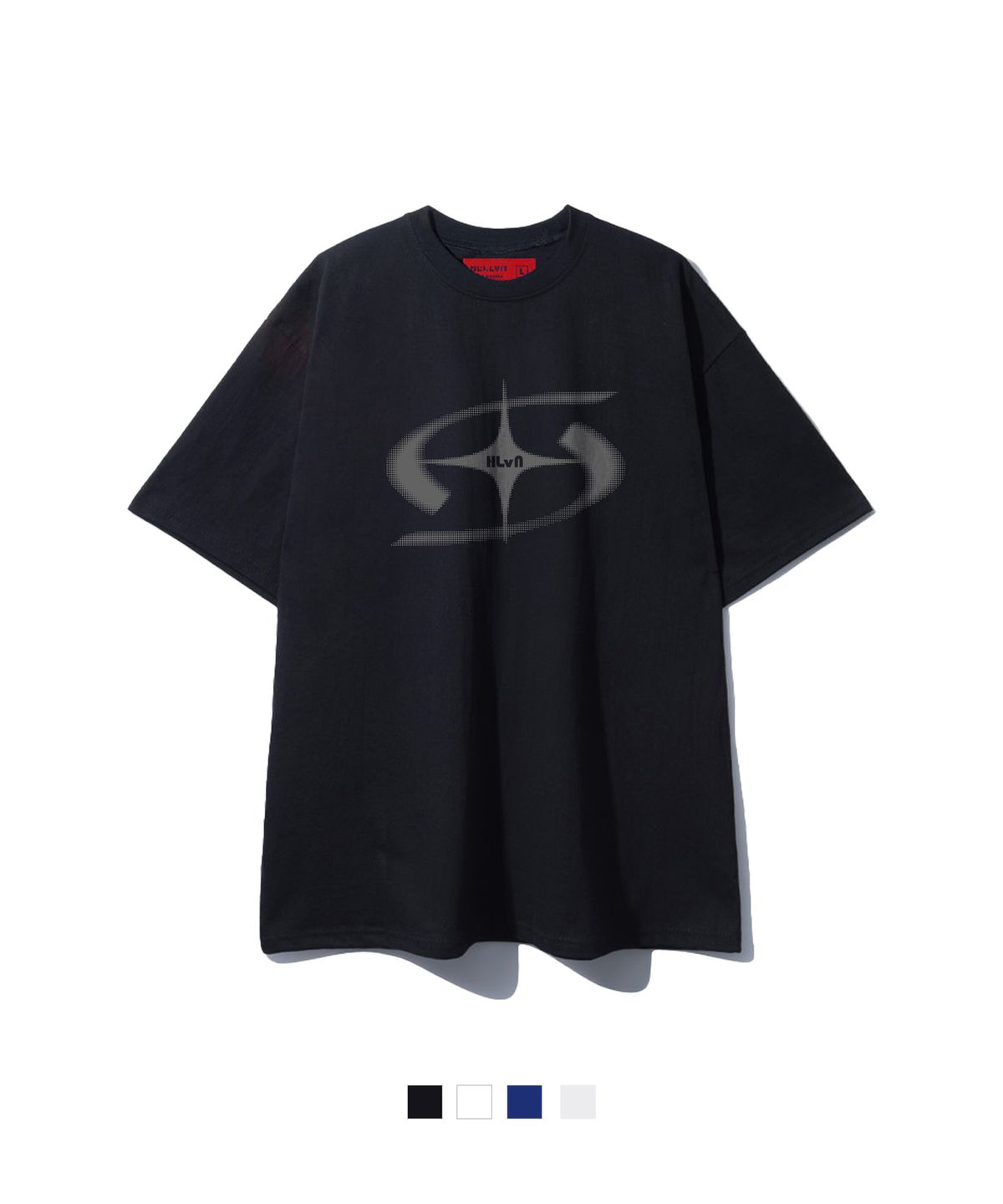 헬븐(HELLVN) H/V DOT CIRCLE 오버핏 반팔 (GOS2-6HV088)