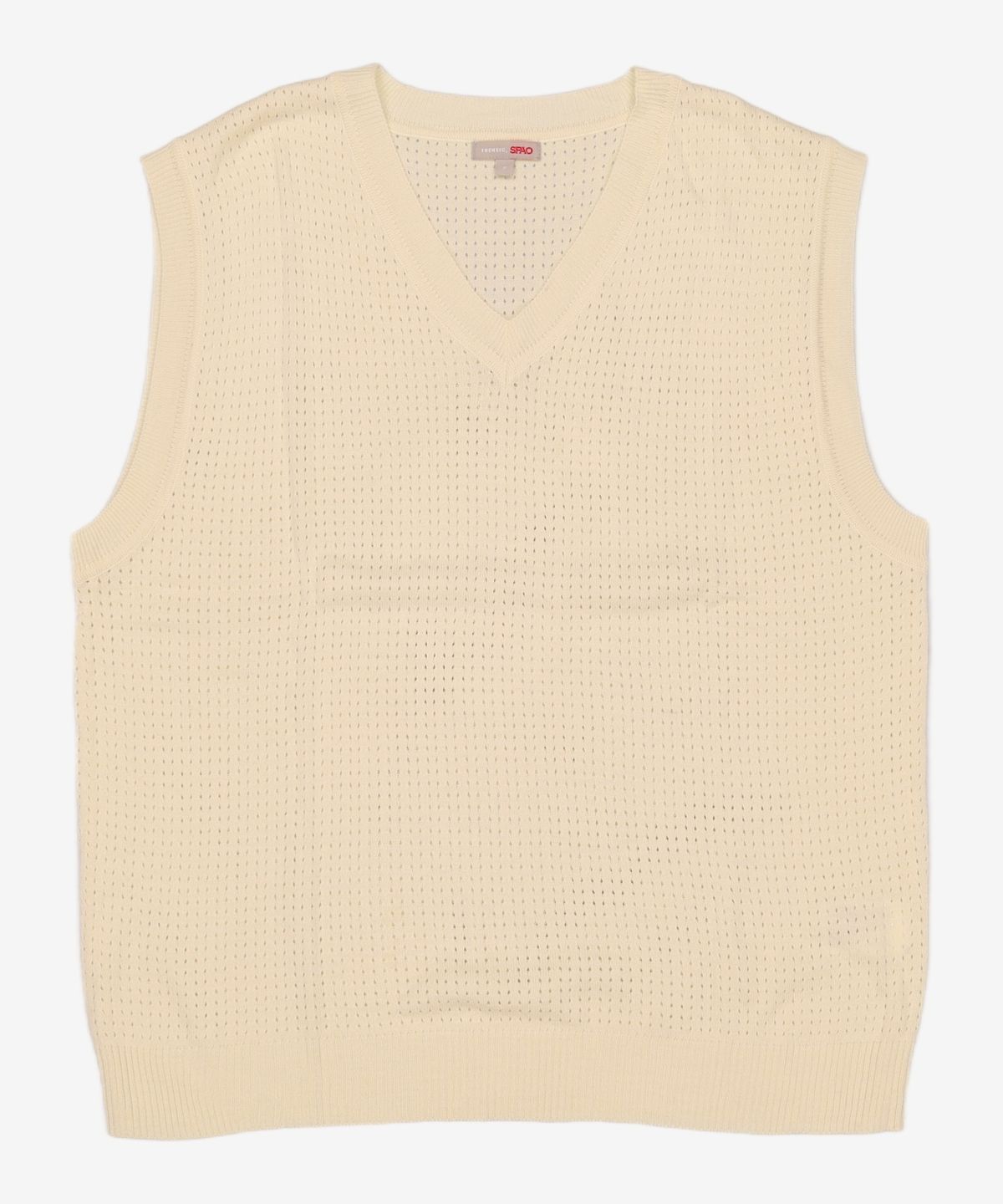 스파오(SPAO) (QR) 오버핏 펀칭 베스트_SPKVC49C91 FREE