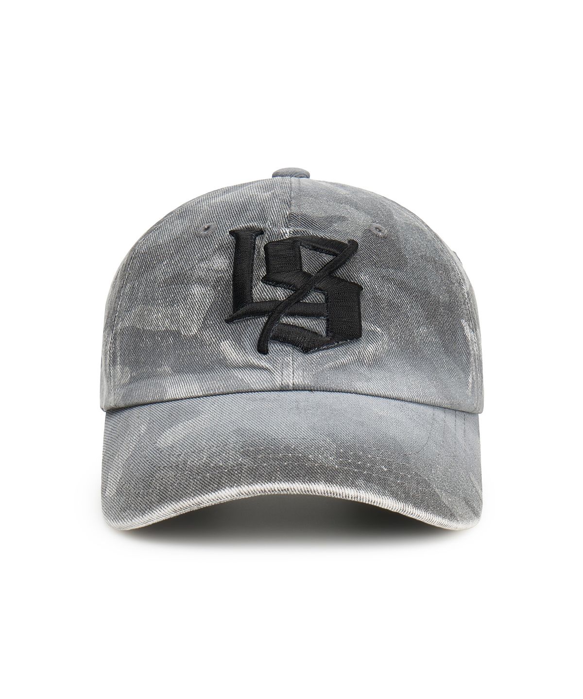 르바세(LEVASSE) Gothic Logo Washed  Ball Cap_Gray Camo