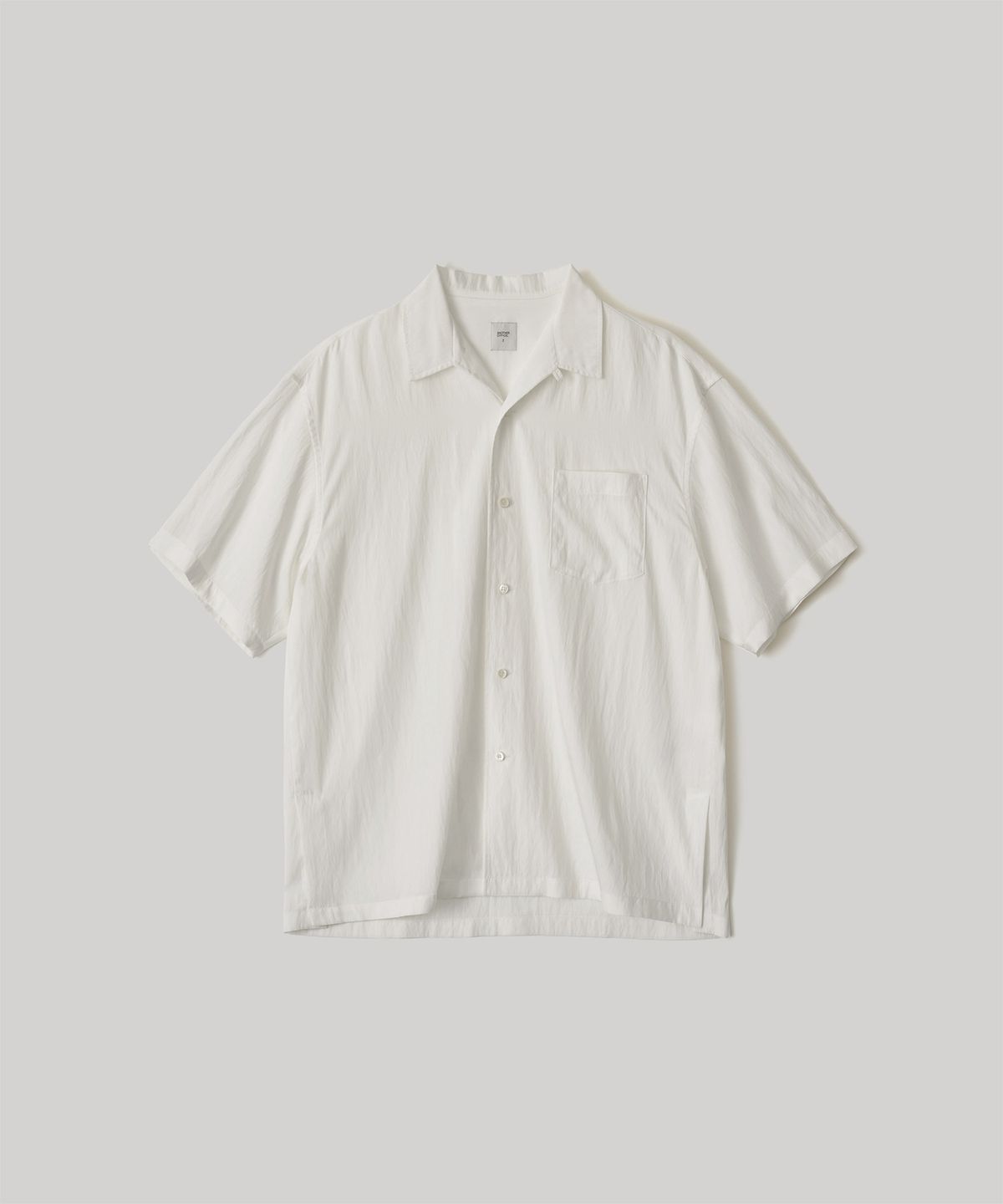 어나더 오피스(ANOTHER OFFICE) Italian Collar Shirt (Off White)