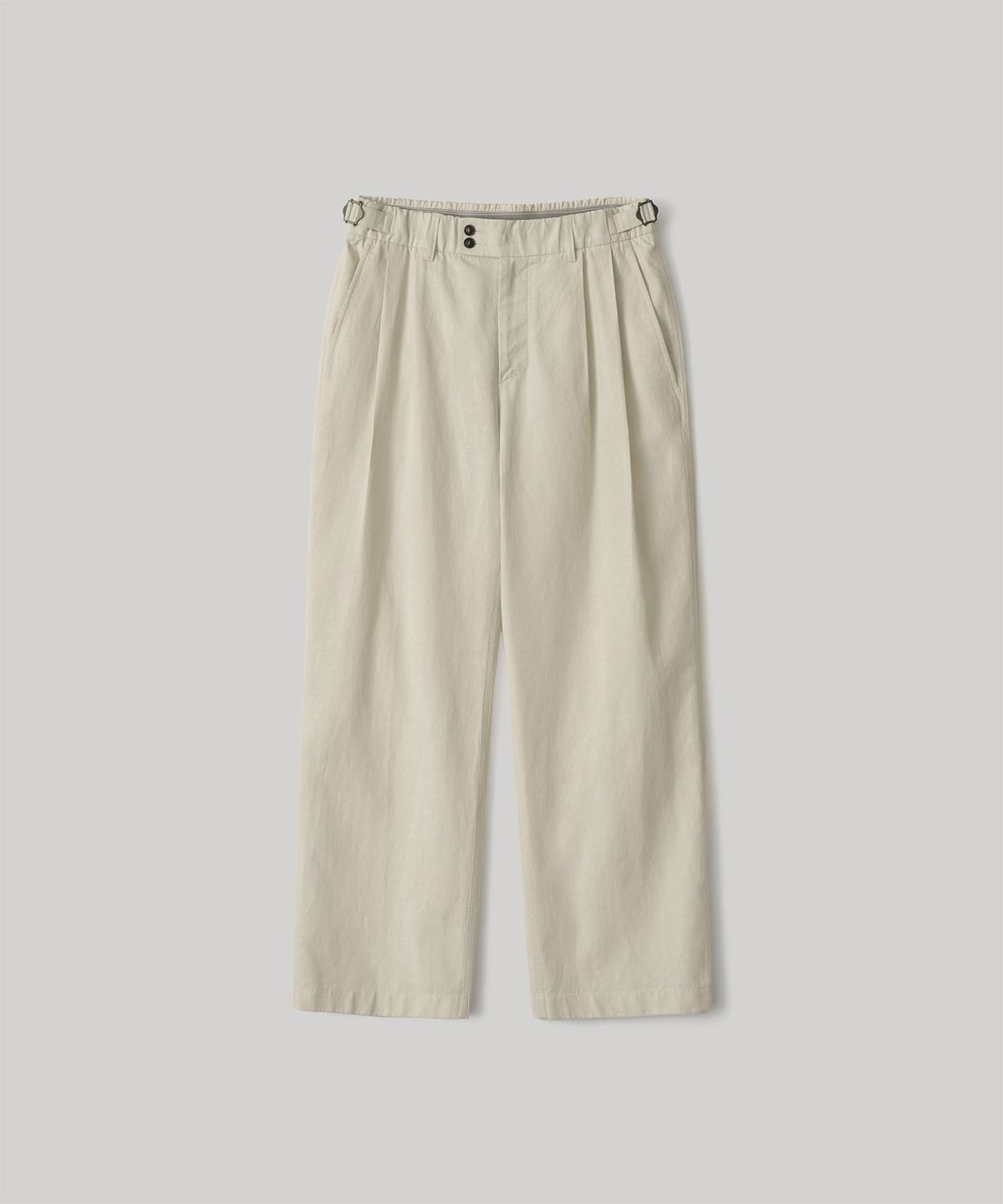 어나더 오피스(ANOTHER OFFICE) Santiago Linen Pants Flexible (Natural Linen)