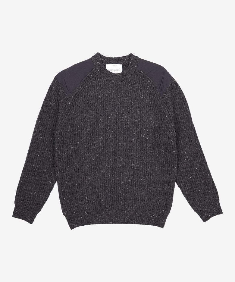 [Fly Fishing Club] Fisherman s crewneck sweater_AZWAW24200BEX 100
