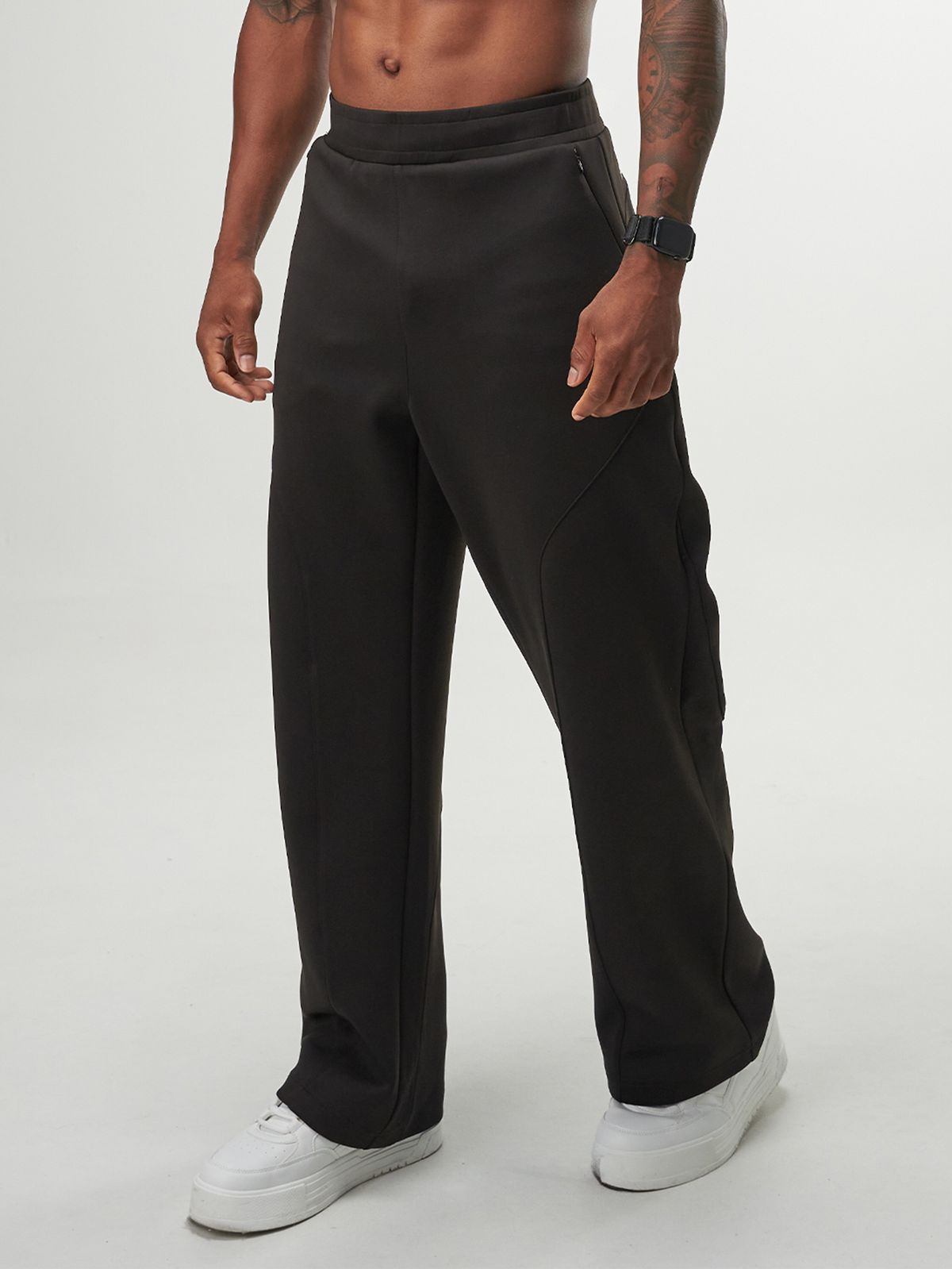 시그마스(SIGMAS) Minimal Baggy Sweatpant (Black)