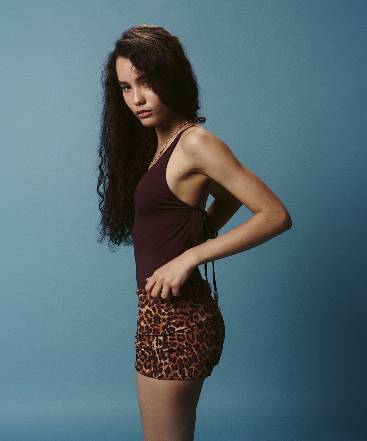 딜라잇풀(DELIGHTPOOL) Sienna Water Shorts - Leopard Brown