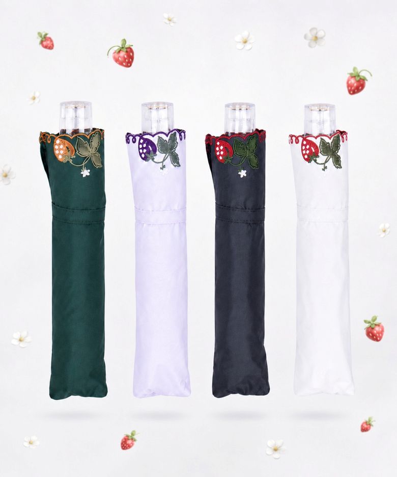산딸기자수 암막 양산 PI2610