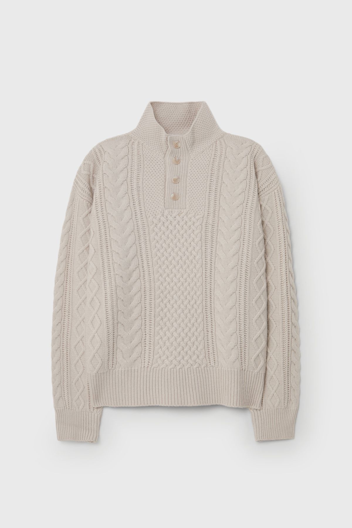 벌스데이수트(BIRTHDAYSUIT) CASHMERE FISHERMAN (IVORY)