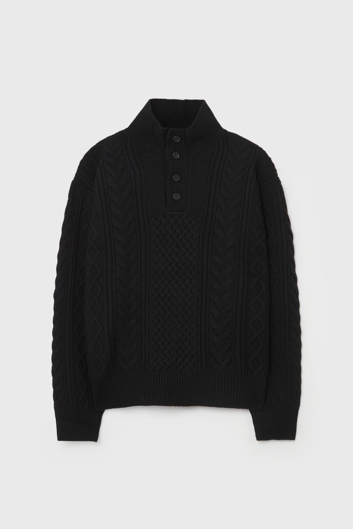 벌스데이수트(BIRTHDAYSUIT) CASHMERE FISHERMAN (BLACK)