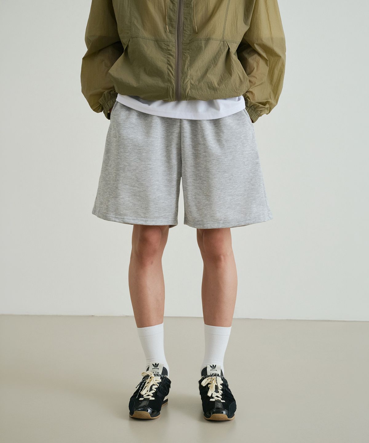 크레드먼스(CREEDMENS) 데일리 스웨트 5부 버뮤다 쇼츠