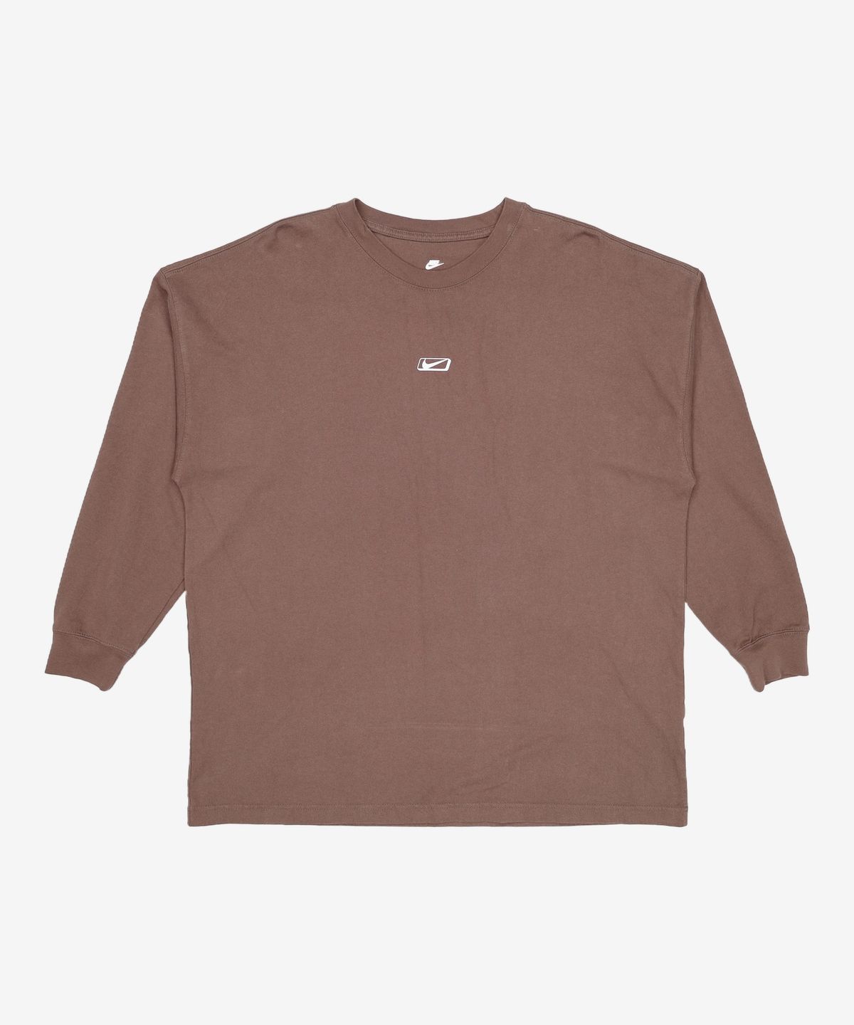 나이키(NIKE) 스포츠웨어 오버사이즈 긴소매 티셔츠 M - 바로크 브라운:울프 그레이 / HQ2964-237 XL