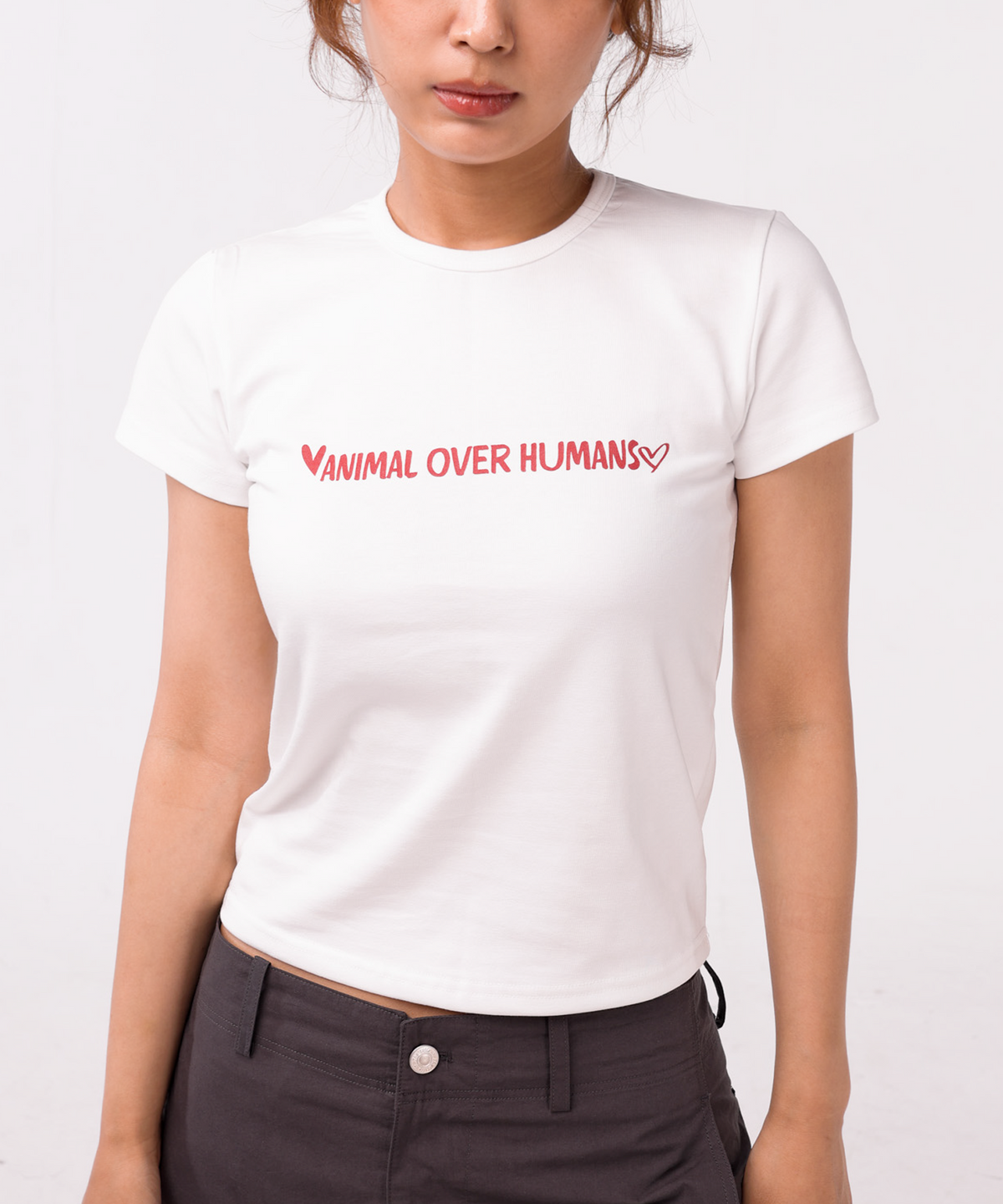 레어 온 레어(RARE ON RARE) animal  lettering t-shirts