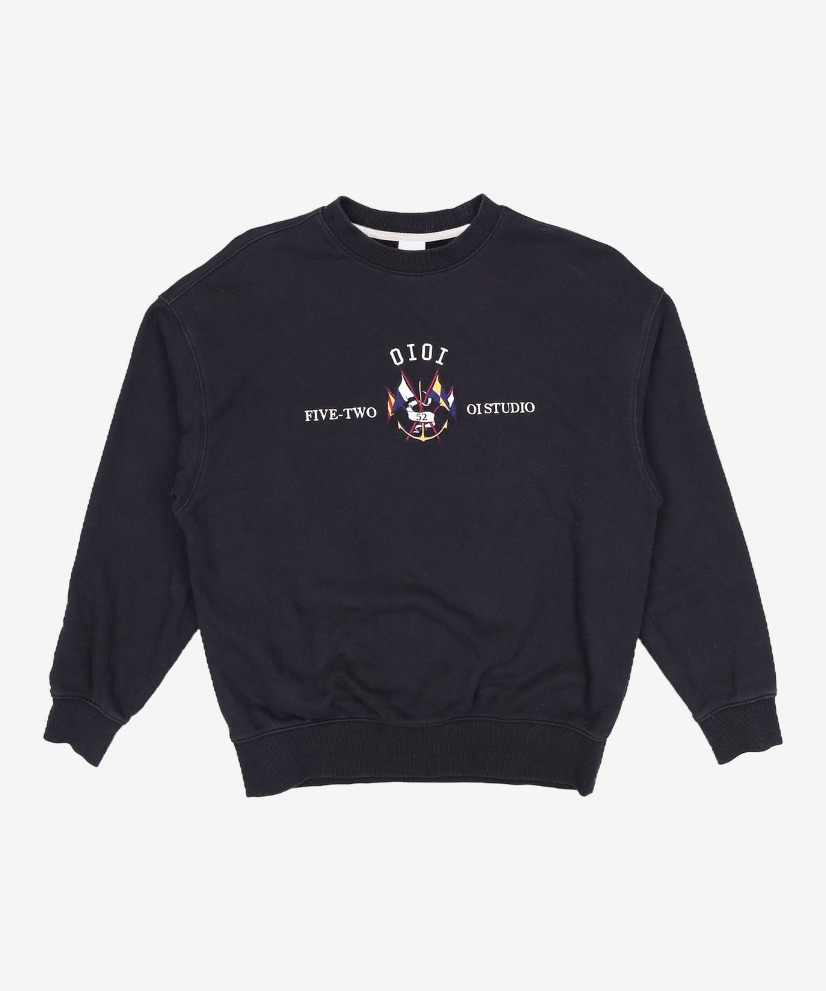 오아이오아이 컬렉션(OIOI COLLECTION) YACHT CLUB SWEATSHIRTS [BLACK] M