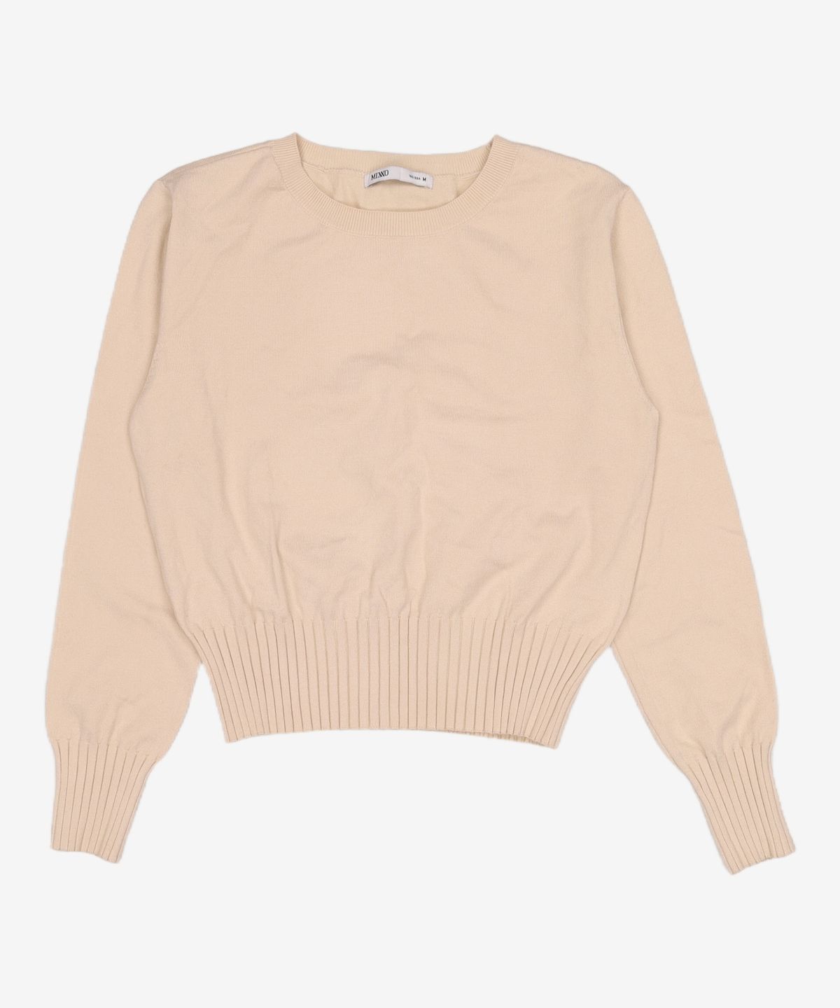 미쏘(MIXXO) 에센셜 라운드넥 풀오버_MIWKAE930T M