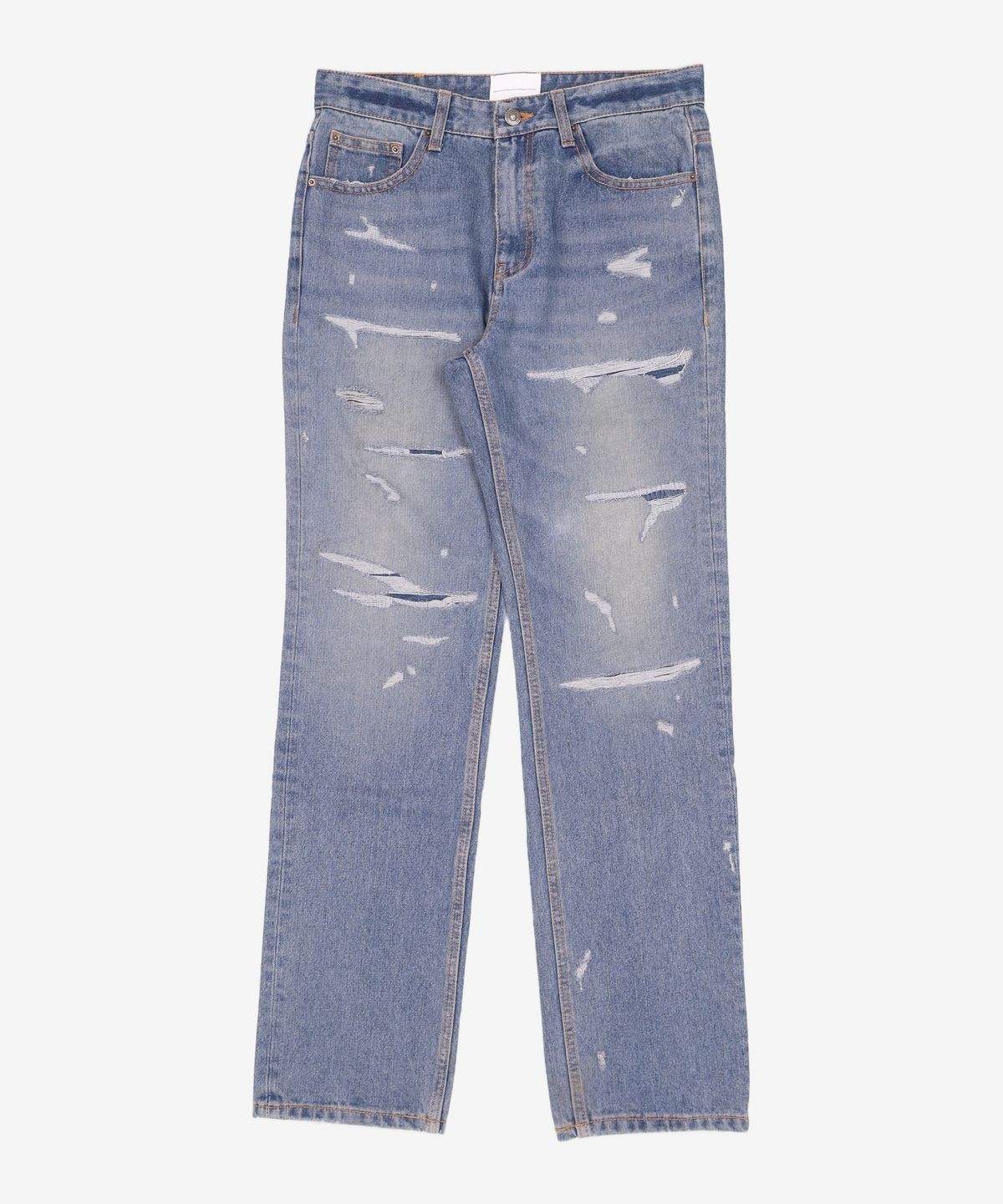 메종미네드(MAISON MINED) BLAST DESTROYED DENIM PANTS 46