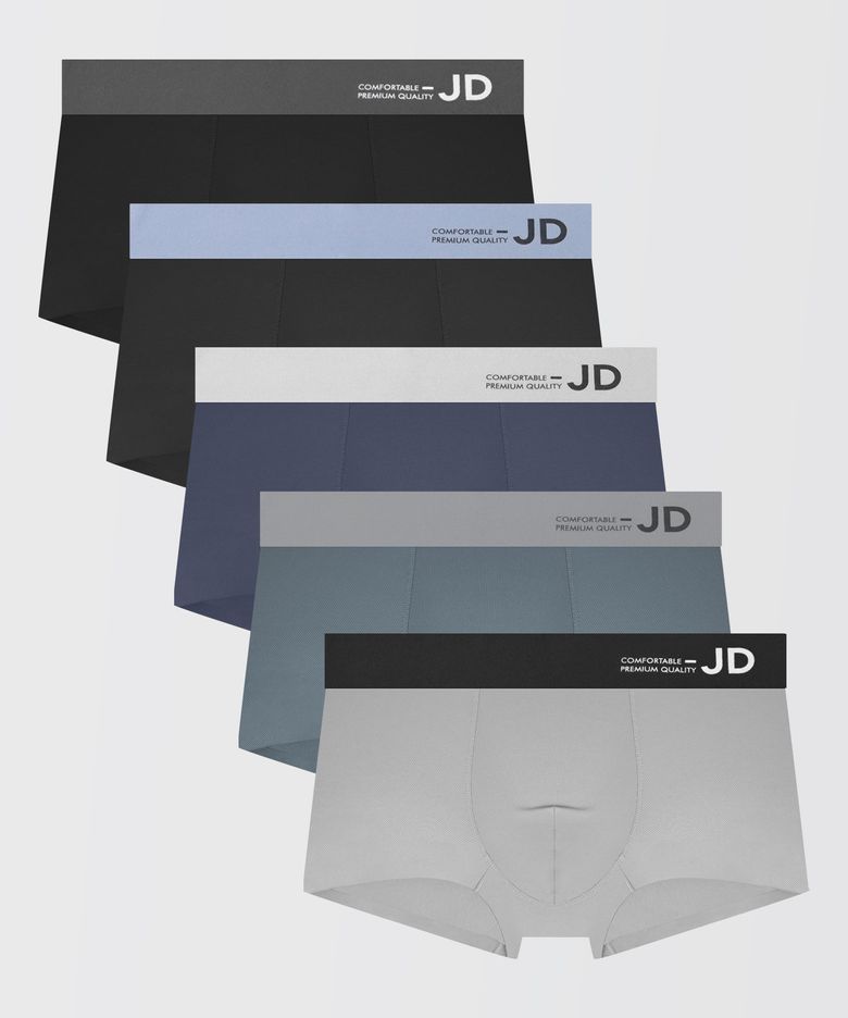 [5PACK] JD 남성 프리미엄 링클 배색밴드 드로즈_J06