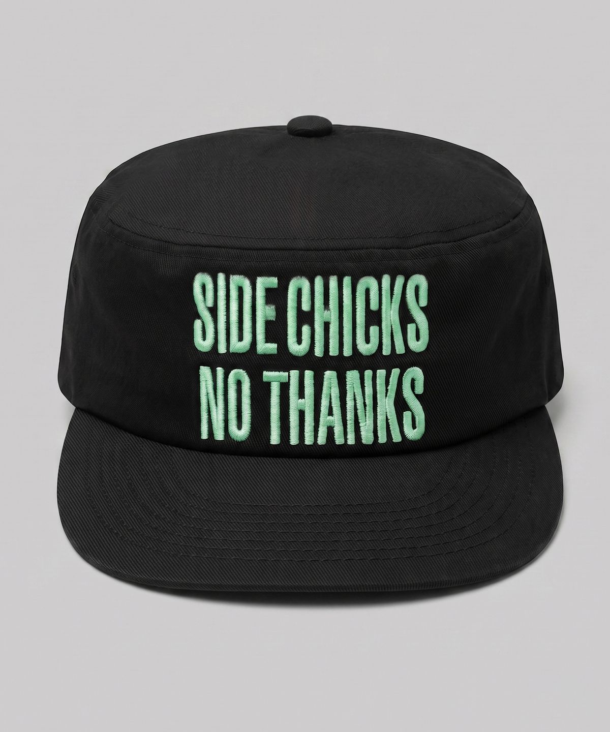 칙스(CHICKS) 노 사이드 칙스 필박스 캡 블랙
