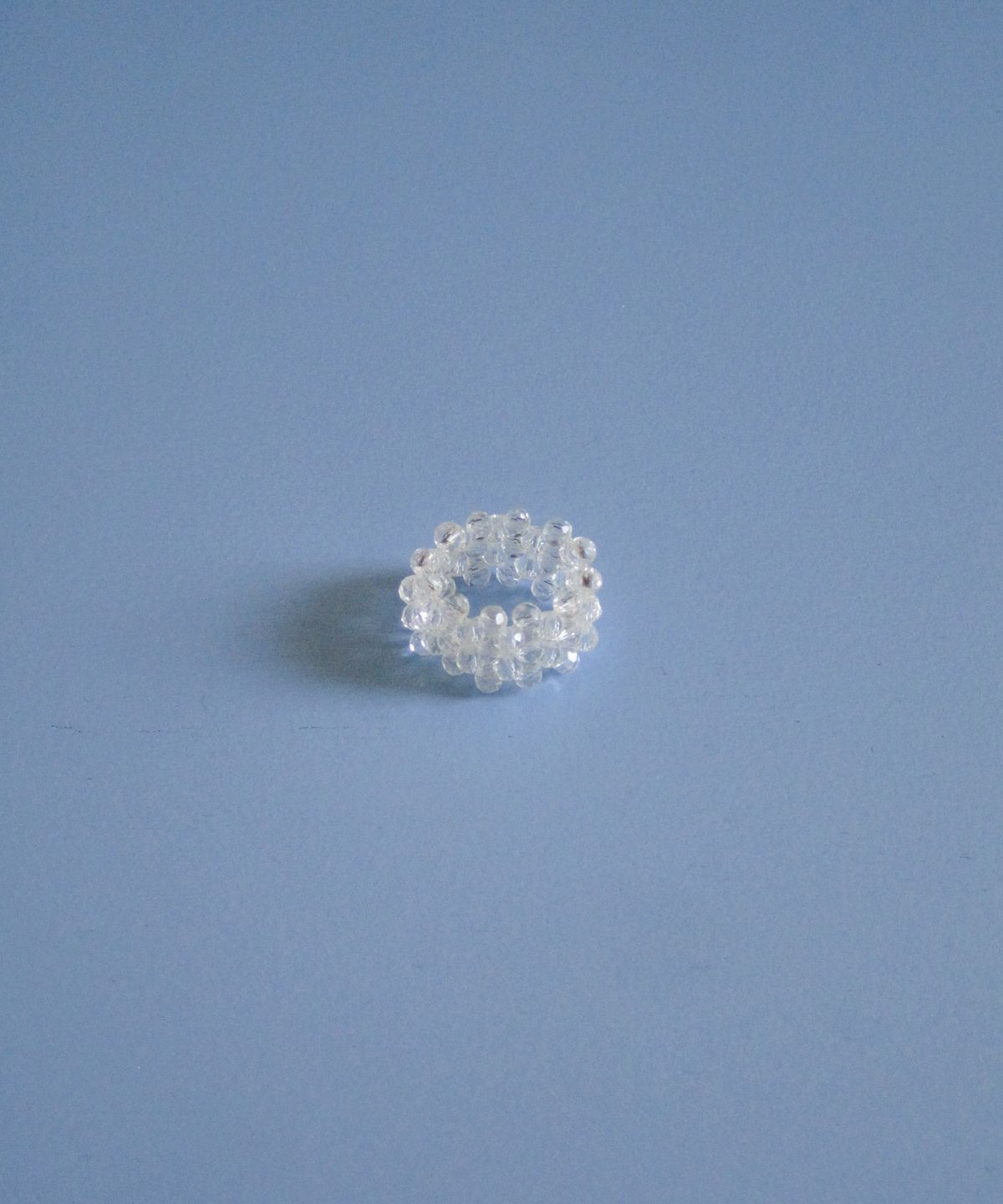 둥그런(DUNGEUREON) Clear Beads Ring