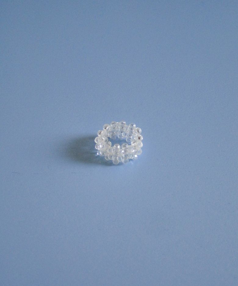 Clear Beads Ring