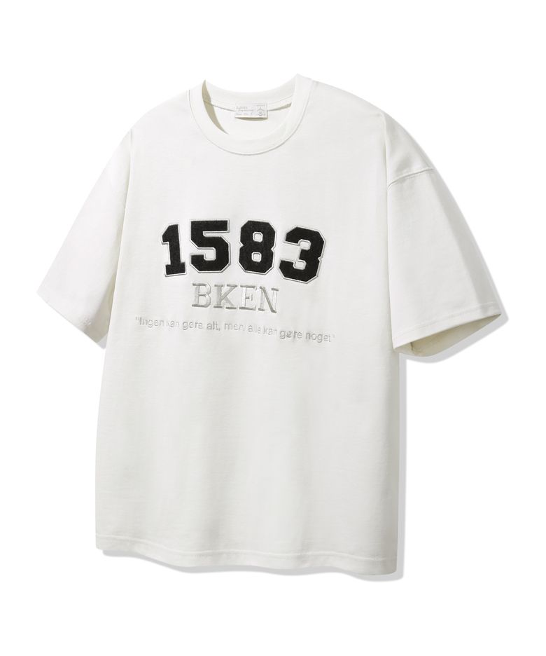 [우먼] 데님 패치 1583 반팔티셔츠 BK4223 (3COLOR)